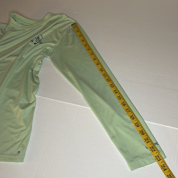 Salt Life uvapor slx dry fit long sleeve mint green tee youth size large - Picture 10 of 16